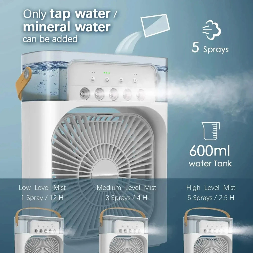 Humidificador de refrigeración de aire portátil